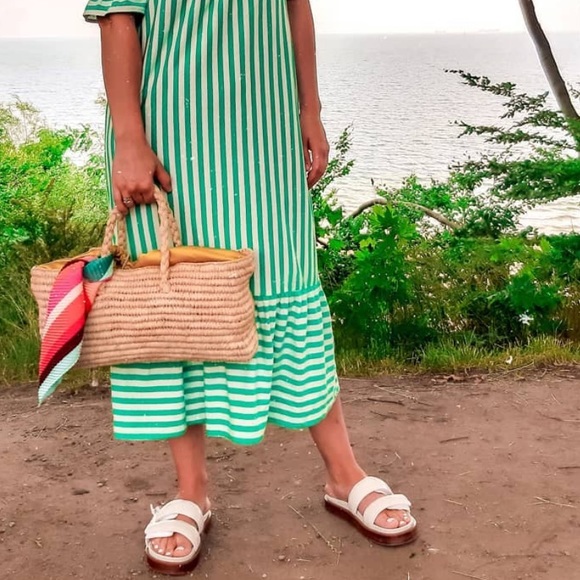 Mango croc effect sandals bloggers favorite